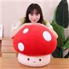 SNOWOLF 60 cm fungo peluche giocattolo 3D morbido fungo peluche cuscino Kawaii Squishy bambola pieno abbraccio cuscino regalo per ragazze bambini donne decorazione Natale San Valentino festa (rosso)