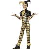 FIESTAS GUIRCA Costume da giullare dorato per bambina - Oro - 5-6 anni (110-115 cm)