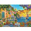 TangComplete - Puzzle da 1000 pezzi per adulti e bambini, sfida impossibile, regalo puzzle, puzzle intelligente, puzzle colorato, puzzle con romantico motivo Cinque Terre