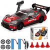 KBIBCK RC Drift Car, 1:24 Mini Macchina Telecomandata Drift, 30 km/h, 2,4 GHz, 4WD Telecomando Drift Auto, Mini Auto da Drift Telecomandata con Luce LED per Bambini e Adulti dai 6 Anni di età (Rosso)