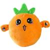 Generic Giocattolo di peluche musicale interattivo con piano e ritmo di frutta, peluche sensoriale con sensore di movimento per bambini, bambola educativa con suoni e melodie early learning