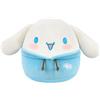 SQUISHMALLOWS SQSN00757 Hello Kitty and Friends Cinnamoroll con cappuccio, 25 cm, peluche ufficiale Jazwares