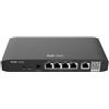Ruijie Router Gigabit a 5 porte gestito dal cloud, 5 porte di servizio 1GE di cui 4 porte PoE/PoE+ con 54, Router, Nero