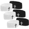 LALADEFIEE Fasce Traspirante Spandex Uomo Allenamento Bicipiti Pezzi per 6 e Comfort Non Irritante Palestra e Basket
