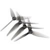 Maryear 16PCS 13 cm Grigio Policarbonato Elica 3-Blade CW CCW per Drone Motore | Eliche resistenti in policarbonato a 3 pale da 13 cm, set CW e CCW per motori brushless per droni senza spazzole.