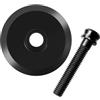 Yerleomit Set di sterzo, tappo per mountain bike, manubrio con vite, set di sterzo per bicicletta, adatto per diametro della forcella da 28,6 mm, colore nero