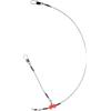 Junifeey Filo Leader Linea Leader Pesca In Acqua Salata Attrezzatura Da Pesca Ad Alta Resistenza Filo Leader per Esche Linea Acciaio Con Girelle
