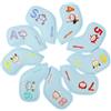 Generic Copritesta per Mazze da Golf 9 pezzi di da golf con motivo coniglietto e
