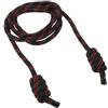 GATHINESS Corda Elastica per Fitness Nera in Poliestere Manici Ergonomici Antiscivolo per Allenamento All'aperto e Riduzione Affaticamento Mani