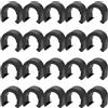 Générique Quick-Fix Cable Clips - 20 pezzi per bicicletta, morsetto pieghevole con design di Housing, bicicletta a C-morsetto con presa sicura, per biciclette da montagna, adulti e bambini