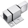 Haogui Chiusure Automatiche in Lega di Alluminio, Serrature for Porte e finestre a Molla, chiavistello Elastico(Square-Silver)