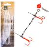 Zite Sistema di pesca per luccio UV, misura S, 9 cm, 5 - 20 g, montaggio predefinito, esca in gomma con vite in jighead | gancio di ansia Softbait | Sistema di spinning per esche da luccio 15 - 20 cm