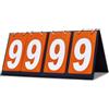 Junifeey Tabellone segnapunti da tavolo Portatile Tabellone segnapunti Flippers Multisport Punteggio Flipping Scoreboard Facilmente Flipping Scores Keeper Scoring Board Indoor Outdoor Sport facilmente