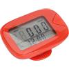 Xiuganpo Pedometro da Passeggio Ampio Display Digitale Contapassi Facile da Trasportare Precisione Multifunzionale per Uomini e Donne (rosso)