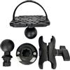 RAFGALDEX Piastra Montaggio per ecoscandaglio elettronico Marino Staffa Montaggio per Fotocamera per Barche Base Montaggio per ecoscandaglio, Piastra per ecoscandaglio Regolabile a 360 Gradi