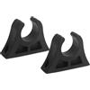 HUWOYG Clip for supporto for pagaia for barca da 2 pezzi in plastica Per Yacht | Porta gancio for barca di risparmio, robusto set di supporti for asta for remi, for kayak, canoe, barche a remi