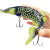 Generic Esca per Black Bass | Esca Articolata Lenta Con Ami,Swimbaits per Black-Bass - Per la Pesca del Bordo Lago Fiume Mare Stagno Serbatoio Bordo del Mare Berge e Surfcasting in Ex