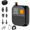 QUUGAR Gonfiatore elettrico Paddle 25PSI,Pompa ad aria 120l/min,8000mAh ricaricabile