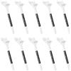 Duronge 10 Pezzi Tee da Golf 10°, Tee Simulatore di Golf Plastica, Plastic Golf Tees da 83 mm, Professionale Accessori per Allenamento da Golf, per Prato Esterno Campo da Golf