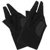 VICASKY 2 Pezzi Guanti Biliardo Elasticizzati Mezze Dita Traspiranti e Lavabili Accessori Sportivi per Snooker Guanto Sportivo Uomo Donna con Polsino per Gioco Tavolo