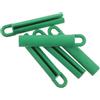 Hemobllo Supporto per Stecche da Biliardo Montaggio a Parete in Pvc Verde 5 Pezzi Morsetto Stabile, Adatto per Stecche Testa Grande e Piccola, per Tavoli da Biliardo e Bar