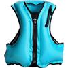 Generic Giubbotti di Salvataggio per Adulti, Giubbotto Gonfiabile con River Vest Design a 3 Fiati e Vestibilità Regolabile per Avventure Acquatiche(Bule)