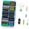 Okiyakusama 20 Accessori da Pesca, Kit Completo Anti-Groviglio per la, per la pesca sportiva, Piccolissimo (adatto per lenza principale 0.6-1.5)