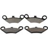 Generic Pastiglie Freno a Disco per Moto CF Moto 500 500CC 600 600CC X5 X6 X8 U5 ATV UTV Ricambi per Moto da Cross, Pit Bike, Quad, 4 Pezzi Pastiglie Freno Anteriori