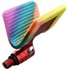 Generic Porta canna da pesca retrattile automatico in lega di alluminio, attacco per canna da pesca a forma di corno per una presa stabile, mulinello compatto per viaggi e campeggio, multicolore (rosso