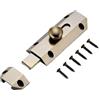 CloudburstVoltix Serratura a chiavistello Scorrevole per fienile Serratura a scrocco per(Black)