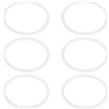 Holibanna 6 Pezzi Guarnizione in Silicone da 78mm per Coperchio di Tazze Isolate da 10/12/16/20oz, Sigillo Riutilizzabile e Facile da Pulire per Bottiglie in Acciaio Inox, per Uso