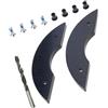 Junifeey Longboards Skateboard Guard Protector Longboard Deck Bottom Guard Fine Grinding Edge Protezioni Strumento di Protezione Testa e Coda
