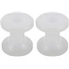 SAFIGLE 2 Pezzi Rulli di Ancoraggio in Nylon Bianco per Barca Accessori Marini Resistente agli Urti Stabilità Migliorata per Avventure Marine e Navigazione