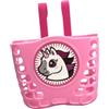 VILLCASE Cestino per Bicicletta Rosa Motivo Unicorno, Realizzato in Plastica, Facile da Installare, Adatto a Manubrio per Accessori Bici Bambina