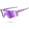 Meayll Occhiali Ciclismo Uomo Donna, Anti-UV400, Occhiali da Sole, Occhiali Running Sportivi TR90 Ultraleggeri 29g, Occhiali veloci Naselli e Aste Regolabili per MTB Bici Sport Outdoor, Viola