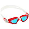 Aquasphere Aqua sphere Maschere da nuoto Kayenne Compact Adulto Triathlon Open Water Rosso/Bianco - Blu Titanio Specchio