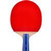 ZXFfhDHJH racchetta da ping pong, Racchetta da ping pong professionale con borsa, piastra inferiore in legno a 7 strati/stelle manico corto(Short handle)