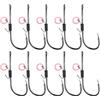 Générique Live Bait Hooks Attrezzatura per montature con esche da acqua salata 10