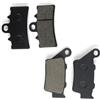 Generic Pastiglie Freno a Disco per Moto BMW G310GS 310 2017-2024 G310R 2016-2024 Kit pastiglie Freno Anteriori e Posteriori per Moto (Set Completo)
