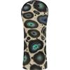 FRODOTGV Copritesta da golf 3 misure per driver in legno ibrido | Motivo goffrato Ecopelle Assorbimento degli urti Protezione Completa Campo da Golf Accessori Agata Leopard