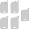 YPBEW 5 pz Scatola Carte Collezionabili in Plastica Deflettore Clip Scatola Carta Portatile Divisore Distanziatore Scheda Partizione Stoccaggio Durevole Plastica Trading Deflettore Clip