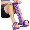 Generic Bande di resistenza con pedale,Attrezzature sportive pieghevoli | Corda a pedale per allenamento,Per dimagrire addome vita braccia gambe bodybuilding donna casa yoga
