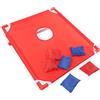 Sxhlseller Set Cornhole Portatile Leggero |Gioco di Lancio per Interni Ed Esterni per Bambini, Adulti, Viaggi in Famiglia, Campeggio (rosso)