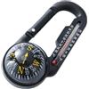 CNAFGBGG Bussola da trekking di sopravvivenza 1PC Bussola da trekking in plastica impermeabile con moschettone e clip per termometro su piccolo portachiavi tascabile per accessori da campeggio di sopravviv