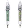 Ciieeo Lampada da Pesca LED 2 Pezzi 17cm Regolabile Luce Rossa e Bianca PC per Attirare Pesci Immersione Profonda Pesca Notturna