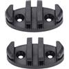 Jwthee 2 PCS Zig Zag Bitte, Zig Zag Ancoraggio Bitte per Barche Bitte per Kayak per Kayak Canoe da Ponte per Barche da Pesca Marine Accessori per Kayak Nero