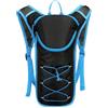 FashionCha Zaino idratazione running, sacca impermeabile, zaino trail running traspirante, per sport all'aperto , Blu