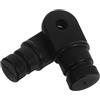 Hemobllo 2 Pezzi Tappo Solido in Nylon Nero per Tubo 3/4 e 5/8 Pollici, Protezione Resistente per Yacht, Costruzione Solida per Accessori Nautici Affidabili