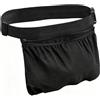 Baoblaze Portapalline da Cintura Borsa Porta Palline Sportivo Borsa Raccogli Palline Rete Traspirante in Tessuto Oxford per Pratica Addestramento Atleti Tornei, Nero, Nero