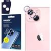 3mk Lens Protection Pro Vetro per fotocamera per Apple iPhone 15/15 Plus, Anelli per obiettivo, Cornice in metallo, Qualità fotografica inalterata